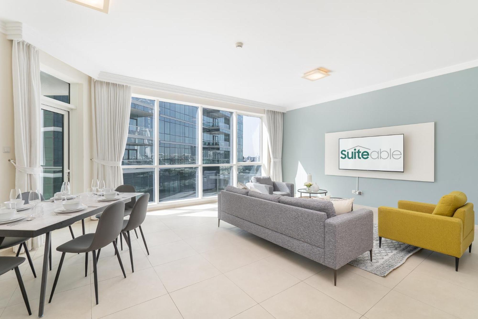 Lavish 3br With Pool Access In Al Bateen Apartment Dubai